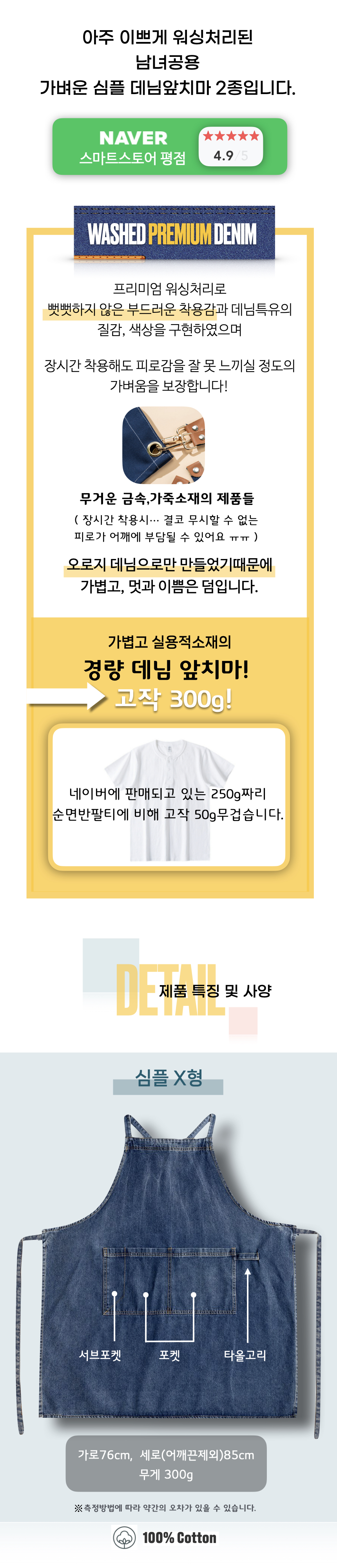 워싱데님 심플 상세1